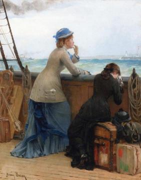 Land! Artwork by Henry Bacon