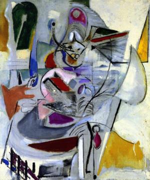 White Abstraction Artwork by Arthur B. Carles