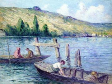 Boat Ride Artwork by Maximilien Luce