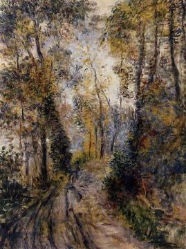 The Path Through The Forest Artwork by Pierre Auguste Renoir