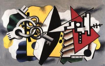 Composition with Three Keys Artwork by Fernand Léger