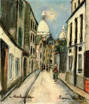 Montmartre Artwork by Maurice Utrillo