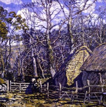 The Hayricks Artwork by Walter Elmer Schofield