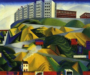 Fort George Hill Artwork by Preston Dickinson