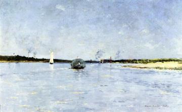 Boats on the Loire Artwork by Maxime Maufra