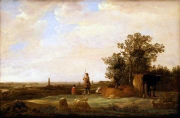 View on a Plain Artwork by Aelbert Cuyp