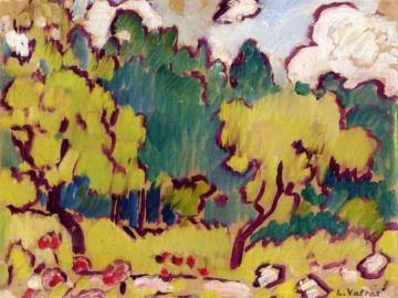 Bois de Boulogne Artwork by Marie Laurencin