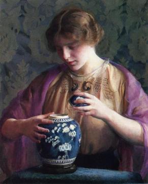 The Oriental Jar Artwork by William Mcgregor Paxton