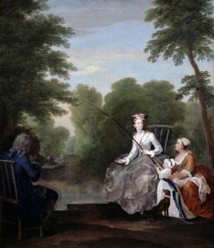 A Fishing Party Artwork by William Hogarth