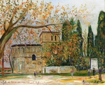 Church In Vaux-sur-mer (charente-inférieure Artwork by Maurice Utrillo