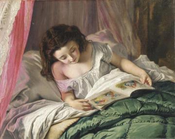Reading Time Artwork by Sophie Anderson