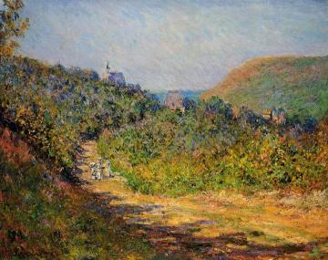 At Les Petit-Dalles Artwork by Claude Oscar Monet