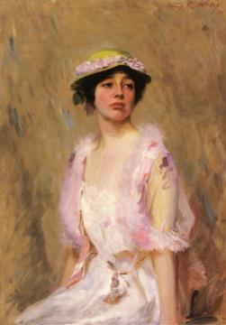 The Little Green Hat Artwork by Irving R. Wiles