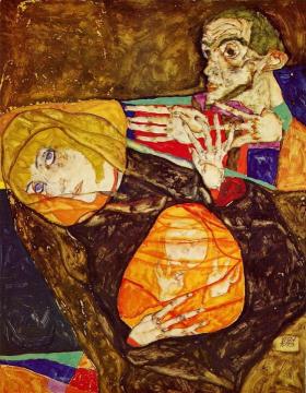The Holy Family Artwork by Egon Schiele