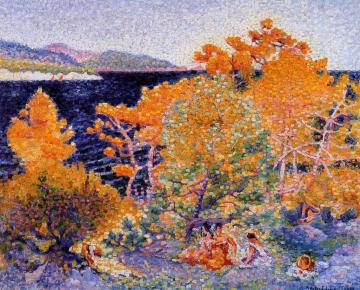 Siesta by the Water Artwork by Henri Edmond Cross