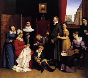 The Begas Family Artwork by Carl Begas