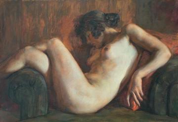 Sleeping Model Artwork by Robert Auer