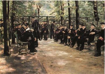 The old men's house in Amsterdam Artwork by Max Liebermann