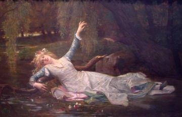 Ophelia Artwork by Alexandre Cabanel