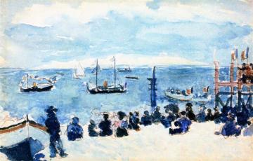 Regatta at Fecamp Artwork by Raoul Dufy
