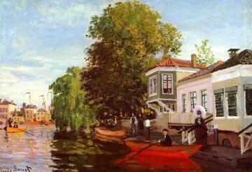 The Zaan at Zaandam Artwork by Claude Oscar Monet