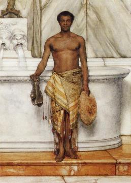 A Balneator Artwork by Sir Lawrence Alma Tadema