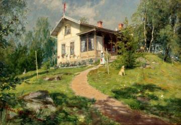 Villa Björkbacken Artwork by Johan Krouthén