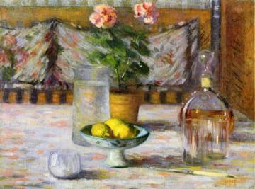 Still Life with Three Lemons Artwork by Theodore Earl Butler