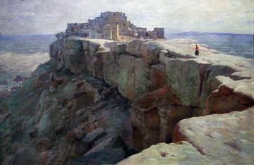 Walpi, Arizona, Hopi Reservation Artwork by William Robinson Leigh