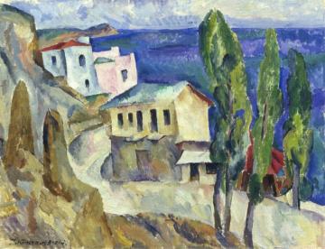 Crimea. Alupka Artwork by Pyotr Konchalovsky