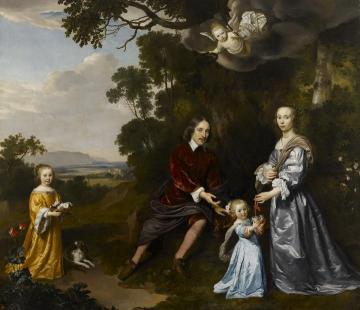Van Der Graeff Family Artwork by Jan Mijtens