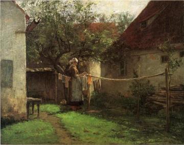 Wash Day, Bavaria Artwork by John Ottis Adams