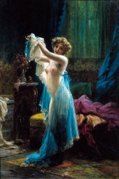 The Boudoir Artwork by Hans Zatzka