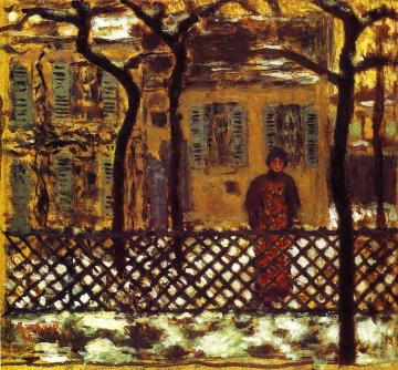 Behind the Fence Artwork by Pierre Bonnard