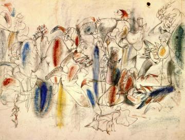 Study For The Liver Is The Cock's Comb Artwork by Arshile Gorky