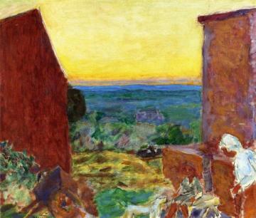 Landscape, Sunset Artwork by Pierre Bonnard