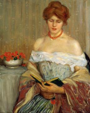 Nasturtiums Artwork by Frederick Carl Frieseke