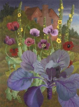 Back Garden at Benton End Artwork by Sir Cedric Morris