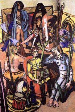 The Hurdy-gurdy Man Artwork by Max Beckmann