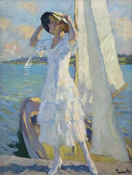 After The Crossing Artwork by Edward Cucuel