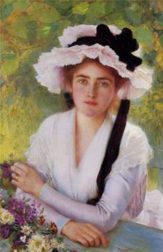 In the Garden Artwork by Albert Lynch