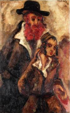 Father and Son Artwork by Mané-Katz