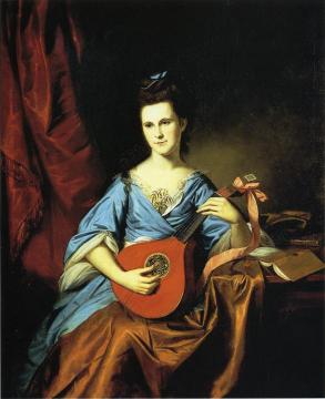 Julia Stockton (mrs. Benjamin) Rush Artwork by Charles Willson Peale