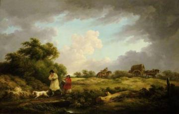 A Windy Day Artwork by George Morland