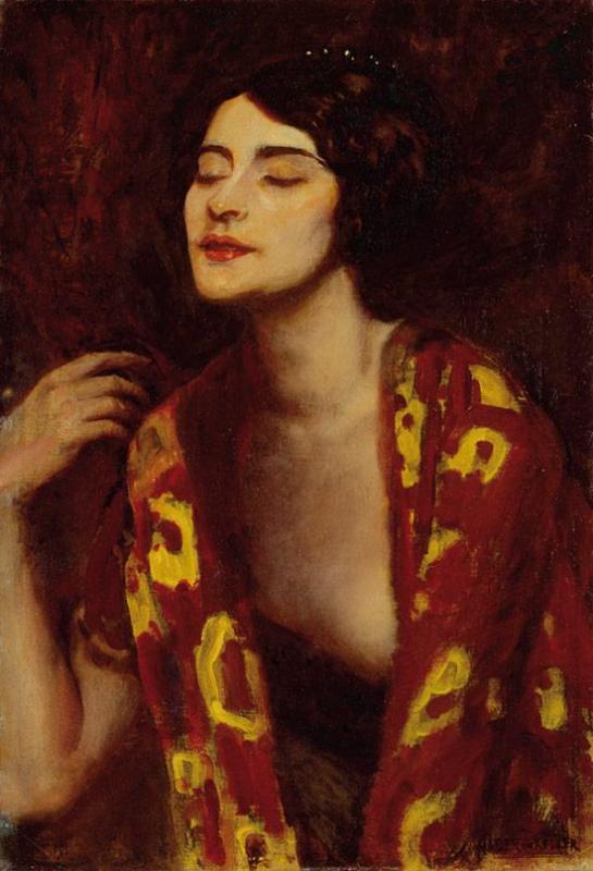 Anticipation Artwork by Albert von Keller