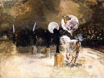 Circus Ring at Night Artwork by Robert Frederick Blum