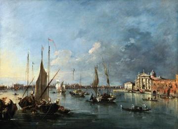 View of San Giorgio Maggiore Church from the Giudecca Artwork by Francesco Guardi