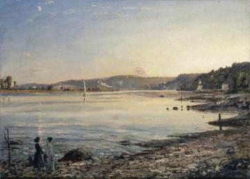The Seine at Caudebec, France Artwork by James Dickson Innes