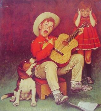 The Music Man Artwork by Norman Rockwell