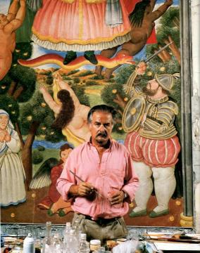 Gate Of Heaven Artwork by Fernando Botero